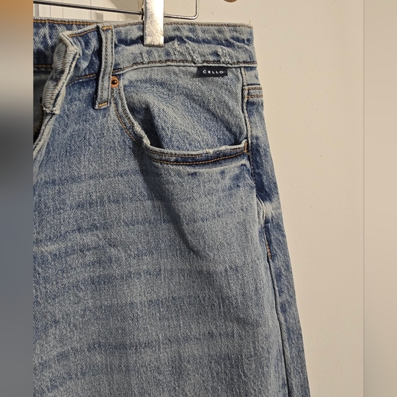 Baggy womens Cello Blue Denim Jeans Size 11 - Picture 11 of 11